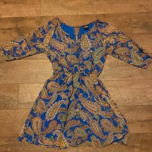 Deb boho hippie multi color dress